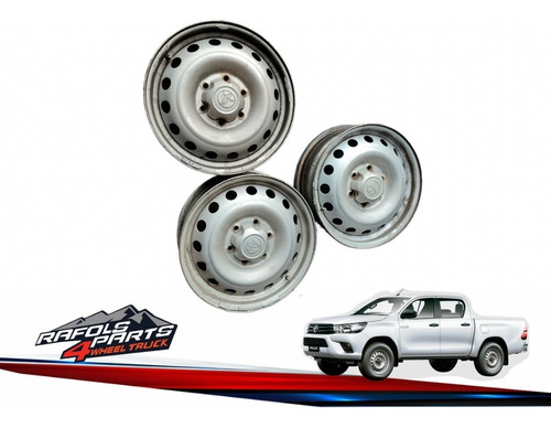 Llanta De Fierro Con Tapa Toyota Hilux 17x6 Original (revo) 