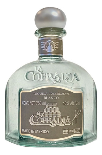 Tequila La Cofradia Blanco 750ml