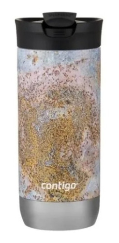 Vaso térmico Contigo Huron. rustic gold color dorado 473mL