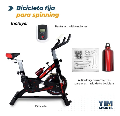 Bicicleta Fija Para Spinning Resistencia Est tica Ejercicio Color