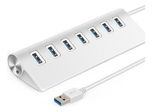 Hub Usb 3.0 Expansor Multi De 7 Puertos Para Pc Portátil 7 E