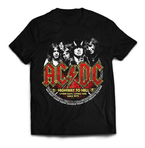 Camiseta Acdc Highway To Hell  Rock Activity