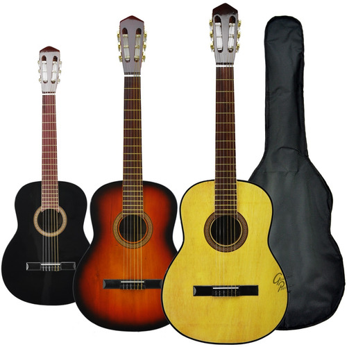 Guitarra Criolla Para Zurdo Colores Funda Pua Garantia Envio