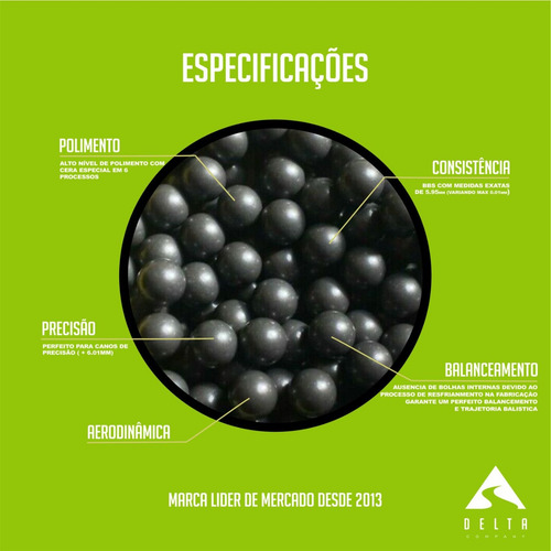 Imagem 3 de 7 de Bbs Airsoft Munição Bolinha Esfera Bioattack Dmr Sniper 0.50