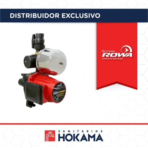 Bomba Presion Presurizar Baño Tanque Elevado Rowa 4 Duchas
