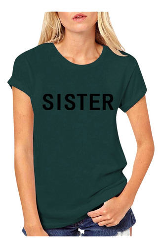 Playeras E Para Mujer Con Letras De Mejor Amiga Con Estampad