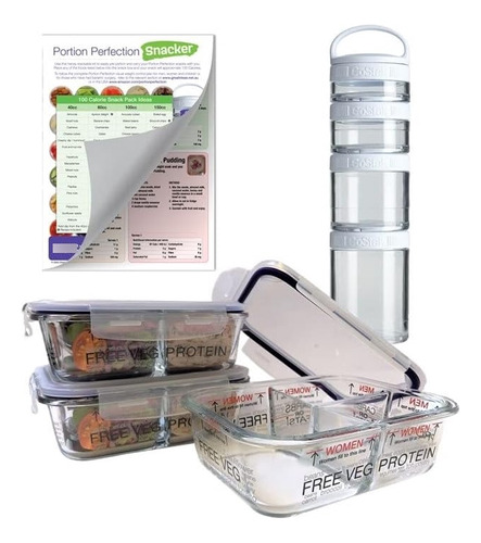 Portion Perfection Contenedor Control Porciones Recipientes