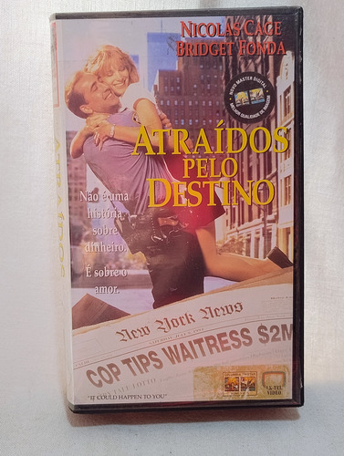 Fita De Vídeo Vhs Filme Atraídos Pelo Destino - Nicolas Cage (Usado)