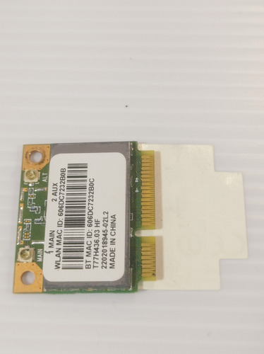Tarjeta Wifi + Bluetooth Acer E3-112 Acer E5-411 Qcwb335 (Usado)