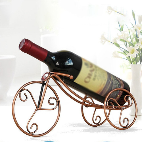 Soporte De Vino Vintage En Forma De Triciclo Para Bicicleta