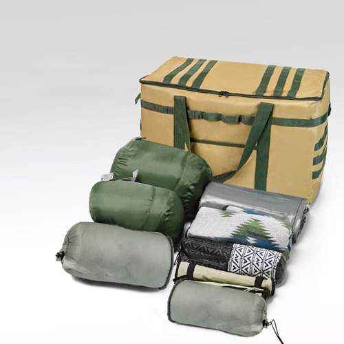 Bolsa De Utensilios De Cocina Para Acampar, Bolsa 81l Caqui