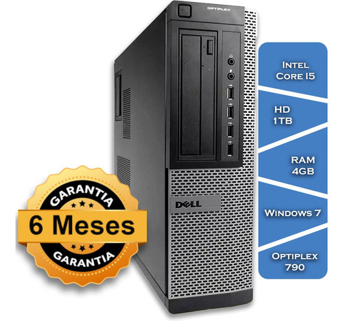 Imagem 1 de 3 de Desktop Dell Optiplex 790 Core I5 Hd 1tb 4gb Ram - Windows7