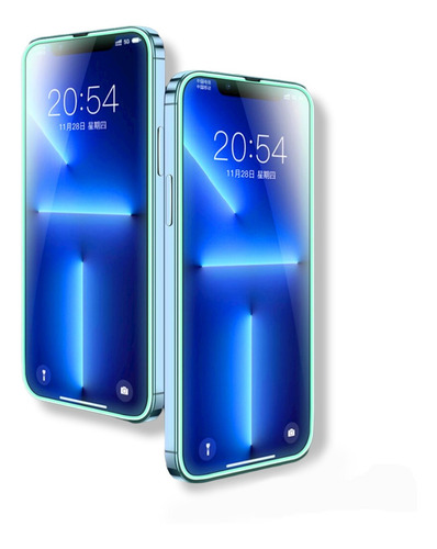 Lamina Borde Fluorescente Luminoso Para iPhone 13