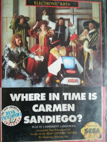 Where In Time Is Carmen San Diego? Sega Génesis, Usado 
