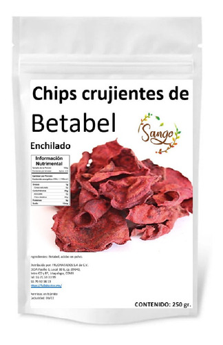 Imagen 1 de 1 de 1 Kg Chips De Betabel Enchilado Horneado Crujiente