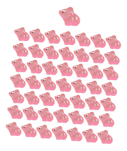 3 X 50 Uds. De Cerdos Pequeños Que Brillan En La Rosa