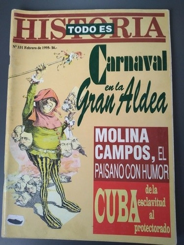 Revista Todo Es Historia Molina Campos Cuba 02 1995 N331