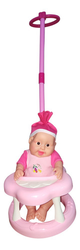 Muñeca Andador Con Manilla Arrastre Juguete Juego Sonido