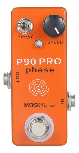 Pedal De Efectos Moskyaudio Mini Phase P90 Pro Pedal Phaser
