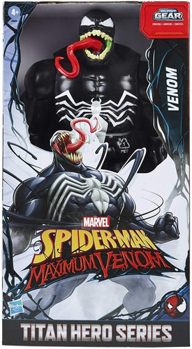 Muñeco Spiderman Maximum Figura Venom Titan Hero Blast Gear
