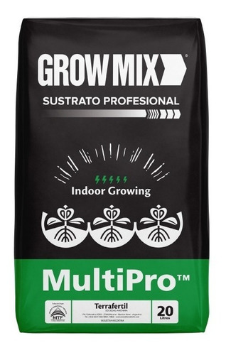 Sustrato Growmix Multipro Indoor 20 Lts