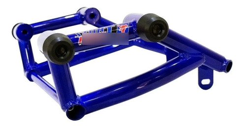 Protetor Motor Mt 03 Mt03 Azul Metálico Stunt Race / Cage 