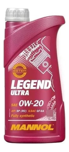 Aceite Mannol Legend Ultra 0w20 1l Sintetico Made In Germany