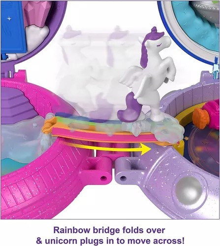 Polly Pocket Estuche De Espacio Double Play Space Compact