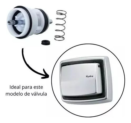 Kit 5 Reparos Válvula Hydra 2550 Max Original Dn32/dn40 Deca