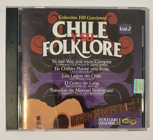 Cd Compilado | Chile Y Su Folklore: Colección 100 Canciones