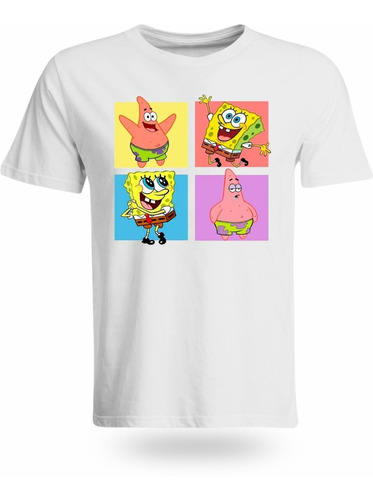 Camiseta Bob Esponja Fiestas Personalizada 