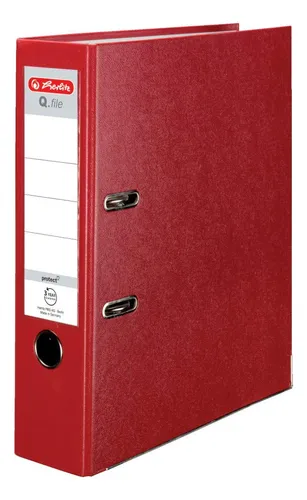 Carpeta Herlitz A4 8cm Roja
