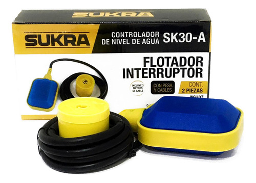 Flotador Electrico Sukra Sk30-a Con Pesas Y Cable