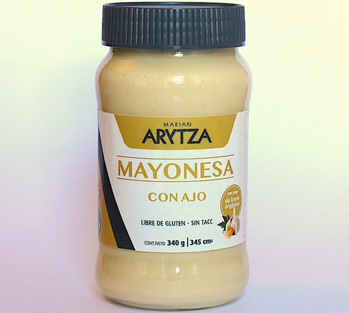 Mayonesa Natural Con Ajo - Arytza -tipo Casera - Lanzamiento