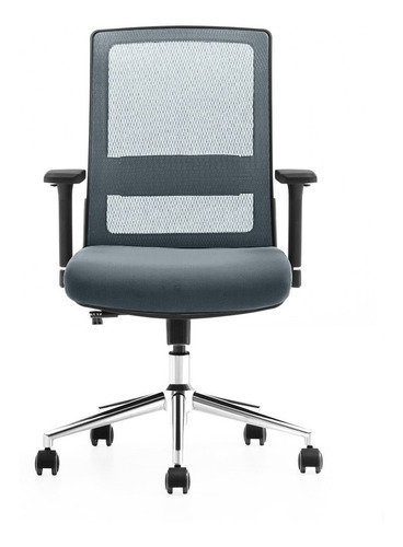 Silla Ejecutiva C/ Lumbar Ajustable X1-01a - Apoya Brazos 3d