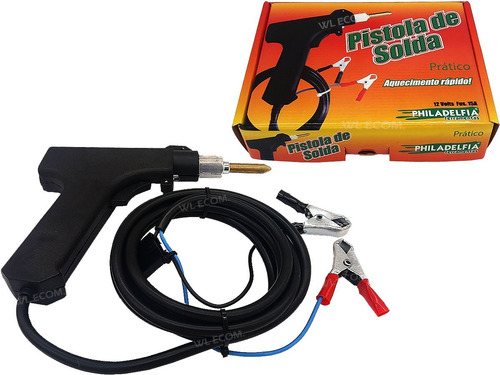 Imagem 2 de 4 de Pistola De Solda 12v Profissional 135w Ferro Philadelfia
