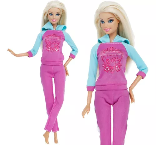 Lote Kit 3 Conjuntos Roupas Para Bonecas Barbie - Não Repete