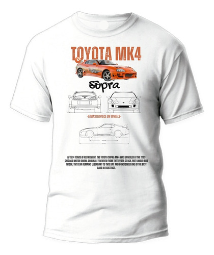 Playera Supra Toyota Mk4 Playera Para Hombre 