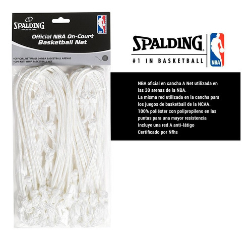 Imagen 2 de 3 de Red Para Aro De Basketball Spalding Universal Mvdsport