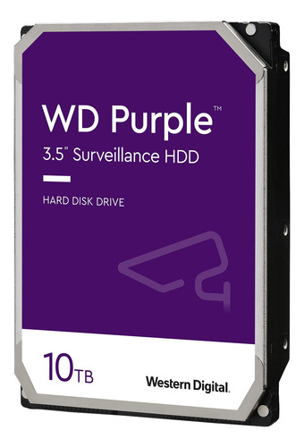 Disco Duro Western Digital 10tb 3.5´ Purple 5700rpm