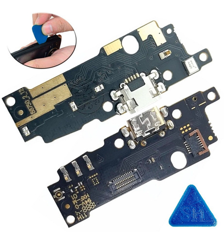 Placa Pin De Carga Microfono Motorola Moto E5 Play Go Xt1920