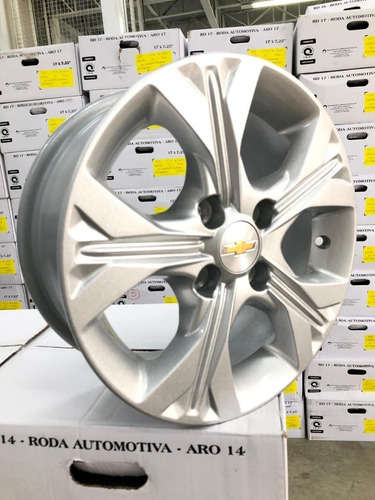 Rodas Onix Premier Aro 15 ( Jogo ) + Bicos * Cor Prata
