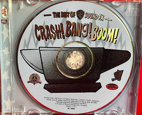 Cd Efectos Sonidos Looney Tunes Bugs Taz Sound Fx. Importado (Usado)