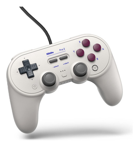 Controlador Con Cable 8bitdo Pro 2 Para Switch, Windows Y Má