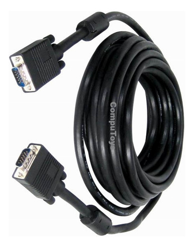 Zvga10 Cable Vga 10m Blindado, Con Filtro Qvga10q Computoys