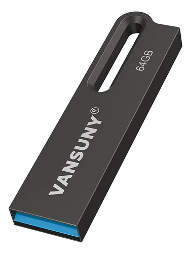 Vansuny Unidad Flash De 64 Gb De Metal Impermeable, Unidad U