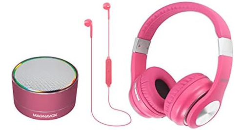 Paquete Combinado Inalámbrico Bluetooth 3 1 Magnavox Rosa