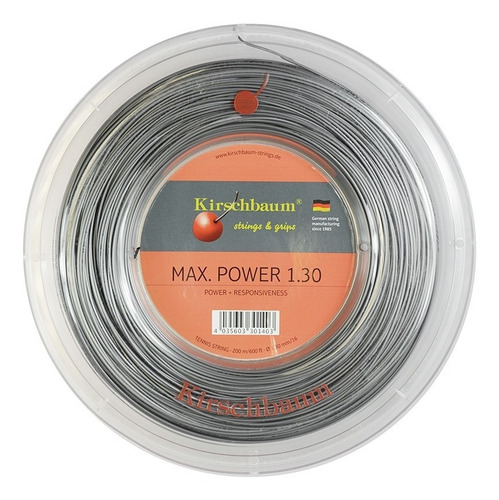 Imagen 1 de 1 de Cuerda De Tenis Kirschbaum Max Power Rough