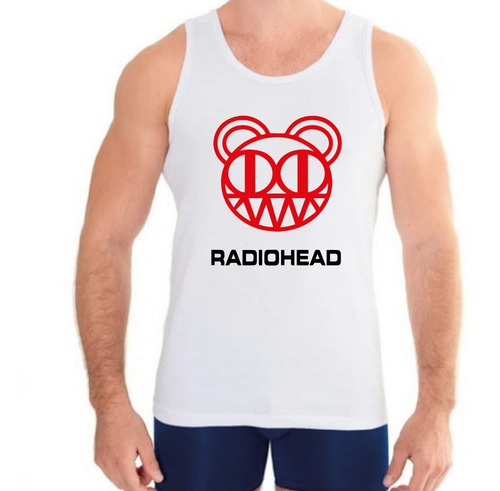 Musculosa Caballero Radiohead, Rock, Gyms Romanosmodas