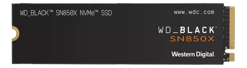 Disco sólido SSD interno Western Digital WD Black SN850X WDS100T2X0E 1TB negro